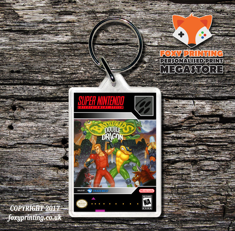 Battletoads Double Dragon Game Inspired Retro Gaming Keyring