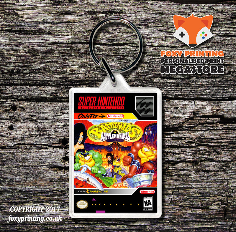 Battletoads In Battlemaniacs Game Inspired Retro Gaming Keyring