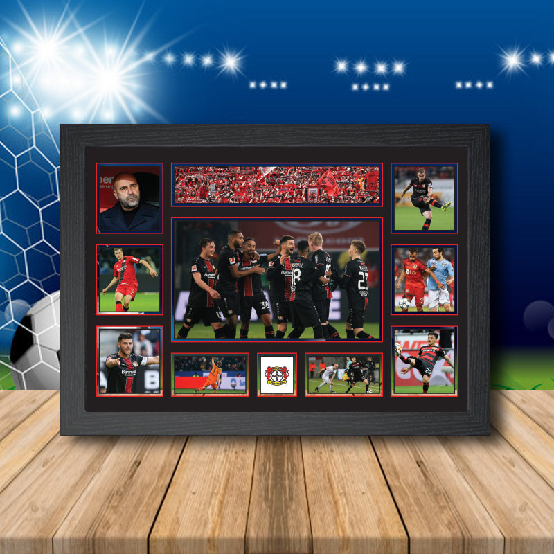 Bayer 04 Leverkusen Football Team Printed Display Poster Gift