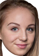 Belle Dingle Emmerdale Fancy Dress Cardboard Celebrity Party Face Mask