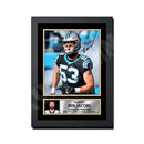 Ben Jacobs 2 Limited Edition Football Signed Print - American Footballer