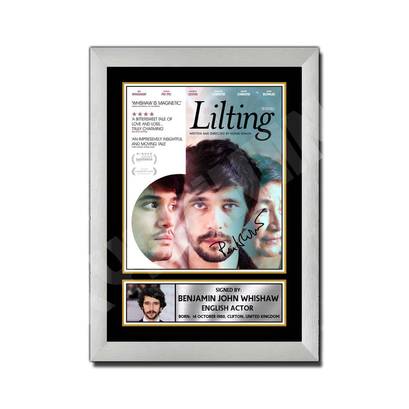 Ben Whishaw 3 Limited Edition Movie Signed Print