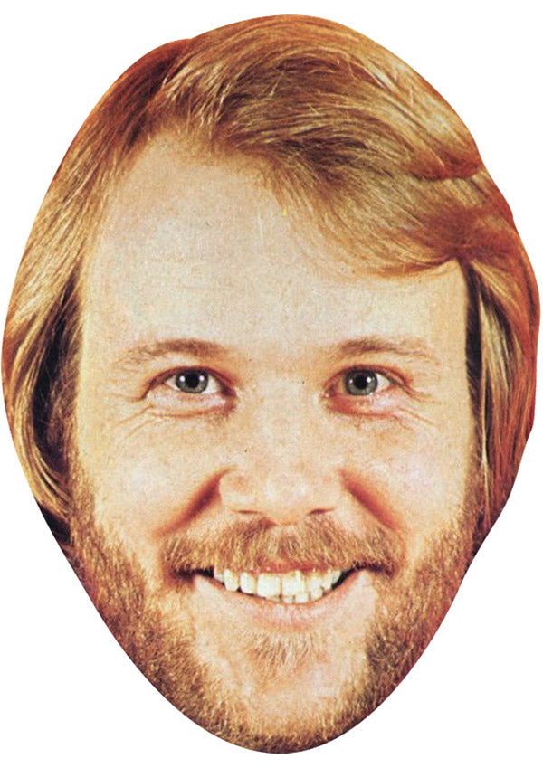 BENNY ANDERSSON JB - Music Star Fancy Dress Cardboard Celebrity Party Face Mask