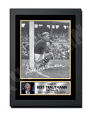 Bert TRAUTMANN 2 Limited Edition Football Player Signed Print - Football