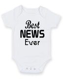 Best News Ever Personalised Baby Boy Girl Unisex Short Sleeve Bodysuit