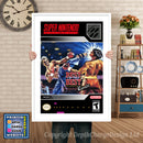 Best Of The Best Championship Karate Super Nintendo GAME INSPIRED THEME Retro Gaming Poster A4 A3 A2 Or A1