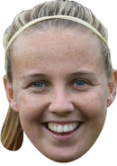 Beth Mead Lionesses Fancy Dress Cardboard Celebrity Face Mask