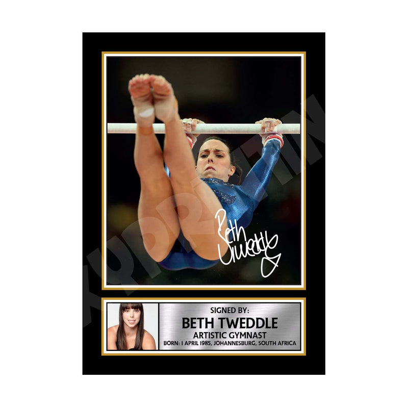 Beth Tweddle 2 Limited Edition Athletics Signed Print - Athletic