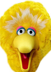 Big Bird Mask TV STAR Celebrity Face Mask Fancy Dress Cardboard Costum