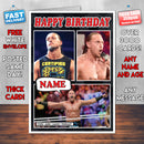 Big Case KE Inspired Style Personalised Wrestling WWE Birthday Card
