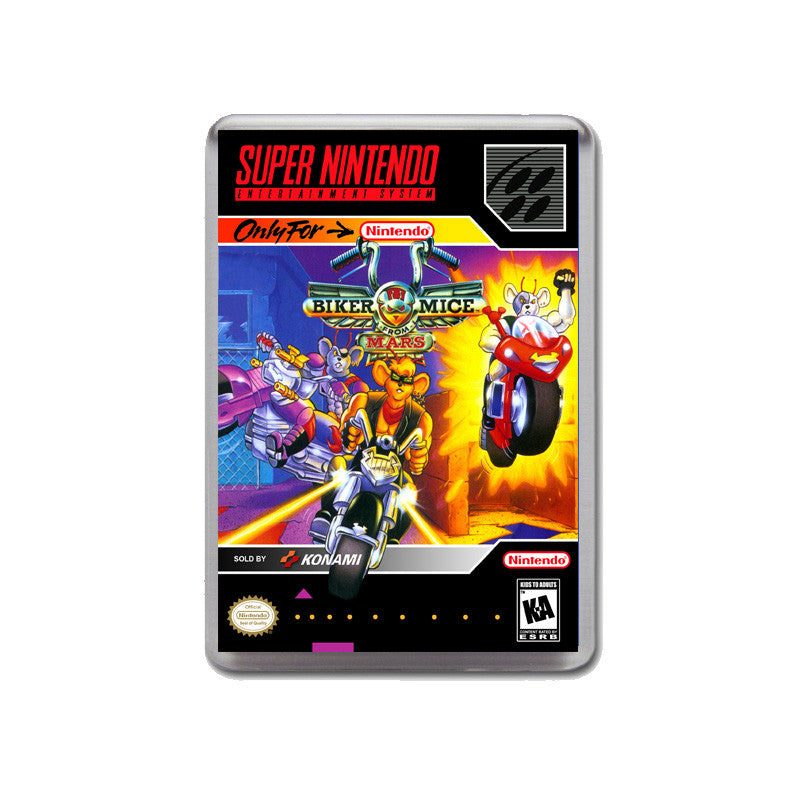 Biker Mice From Mars - SNES Inspired Game Retro Gaming Magnet