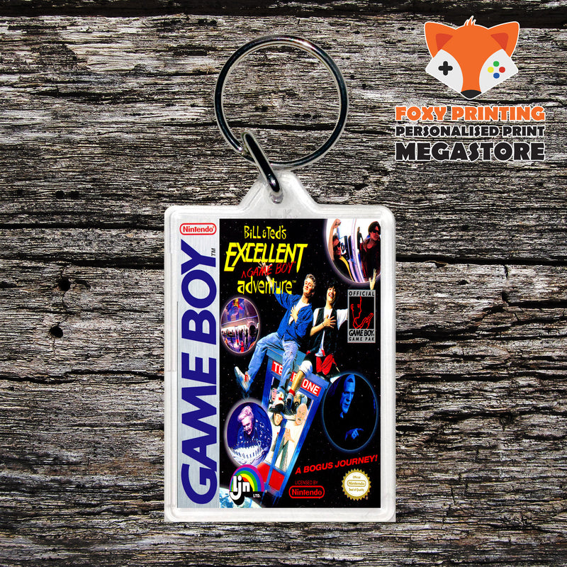 Bill And Teds Excellent Gameboy Adventure Gameboy Gaming Keyring