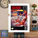 Bill Laimbeers Combat Basketball Super Nintendo GAME INSPIRED THEME Retro Gaming Poster A4 A3 A2 Or A1