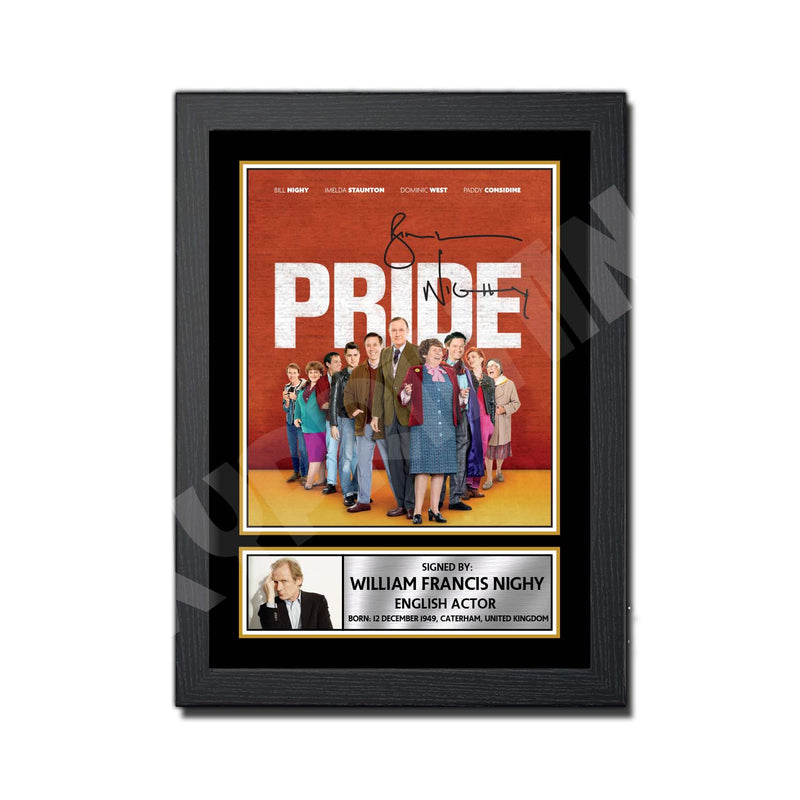 Bill Nighy 1 Limited Edition Movie Signed Print