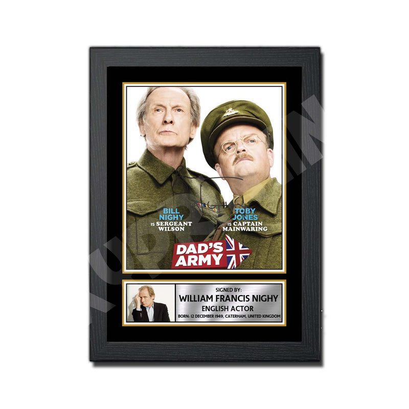 Bill Nighy 2 Limited Edition Movie Signed Print