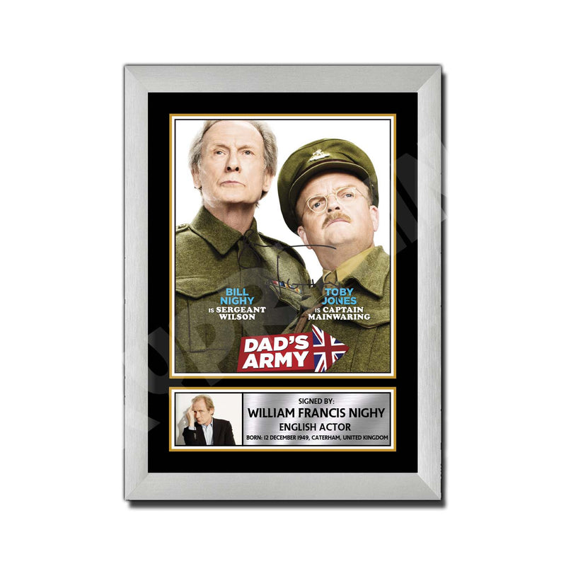 Bill Nighy 2 Limited Edition Movie Signed Print