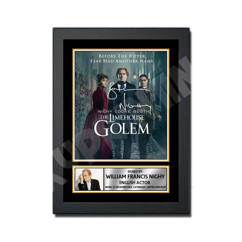 Bill Nighy 3 Limited Edition Movie Signed Print