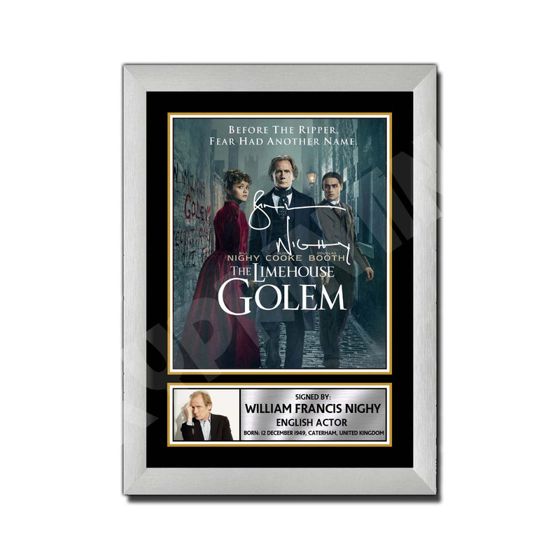 Bill Nighy 3 Limited Edition Movie Signed Print