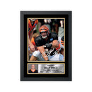 Billy Price 2 Limited Edition Football Signed Print - American Footballer