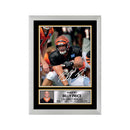 Billy Price 2 Limited Edition Football Signed Print - American Footballer