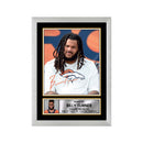 Billy Turner Limited Edition Football Signed Print - American Footballer