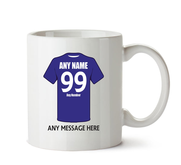 Birmingham City Football Team Mug - Personalised Birthday Age and Name – printed mug product image 1