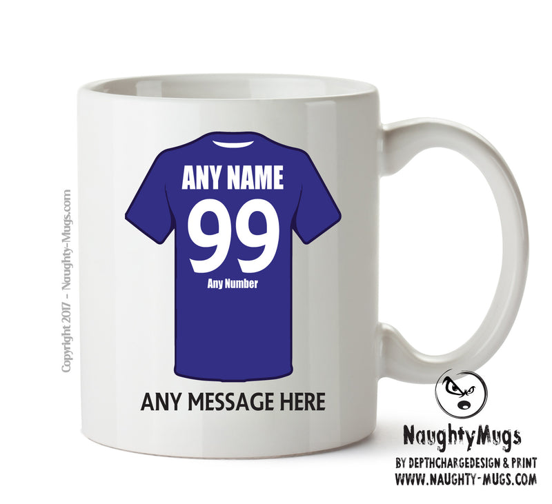 Birmingham City Football Team Mug - Personalised Birthday Age and Name
