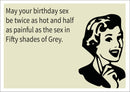 Birthday Sex INSPIRED Adult Personalised Birthday Card Birthday Card