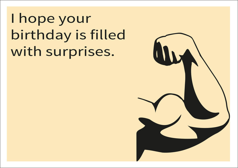 Birthday Surprises INSPIRED Adult Personalised Birthday Card Birthday Card