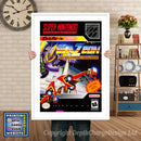Blazeon Super Nintendo GAME INSPIRED THEME Retro Gaming Poster A4 A3 A2 Or A1
