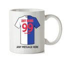 Blackburn Rovers Football Team Mug - Personalised Birthday Age and Name