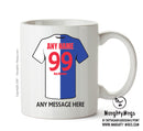 Blackburn Rovers Football Team Mug - Personalised Birthday Age and Name
