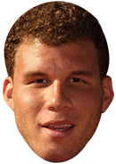 BLAKE GRIFFIN JB - Basketball Star Fancy Dress Cardboard Celebrity Party Face Mask