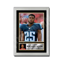 Blidi Wreh-Wilson 1 Limited Edition Football Signed Print - American Footballer