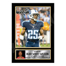 Blidi Wreh-Wilson 2 Limited Edition Football Signed Print - American Footballer