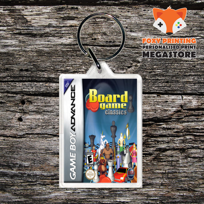 Board Game Classics Retro Gaming Keyring