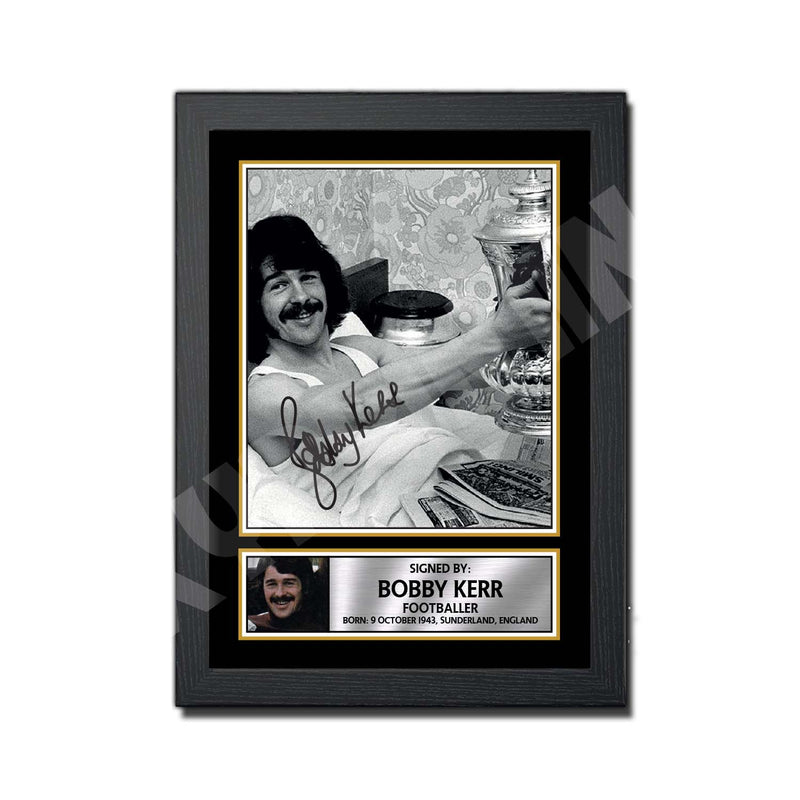 Bobby Kerr Limited Edition Football Player Signed Print - Football