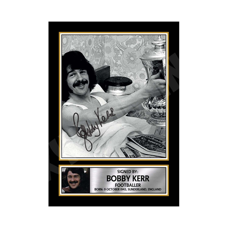 Bobby Kerr Limited Edition Football Player Signed Print - Football