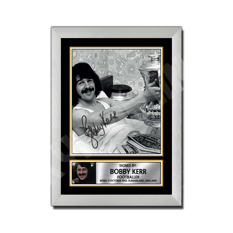 Bobby Kerr Limited Edition Football Player Signed Print - Football