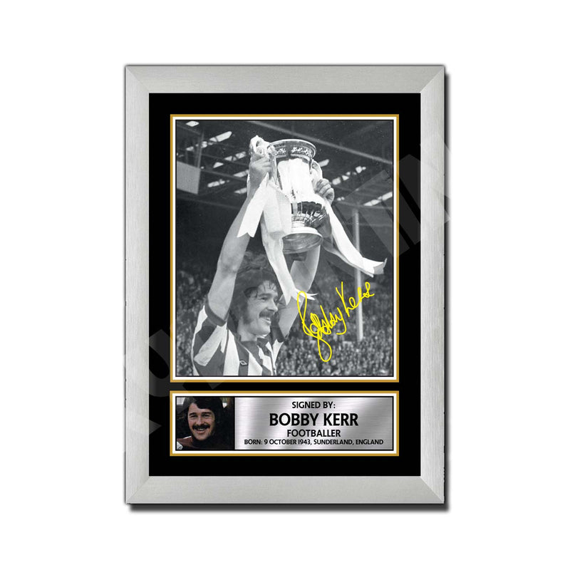 Bobby Kerr 2 Limited Edition Football Player Signed Print - Football