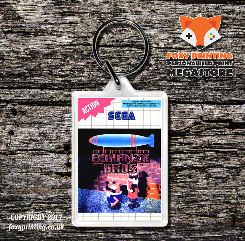 Bonaza Bros Au - Sega Master System Keyring
