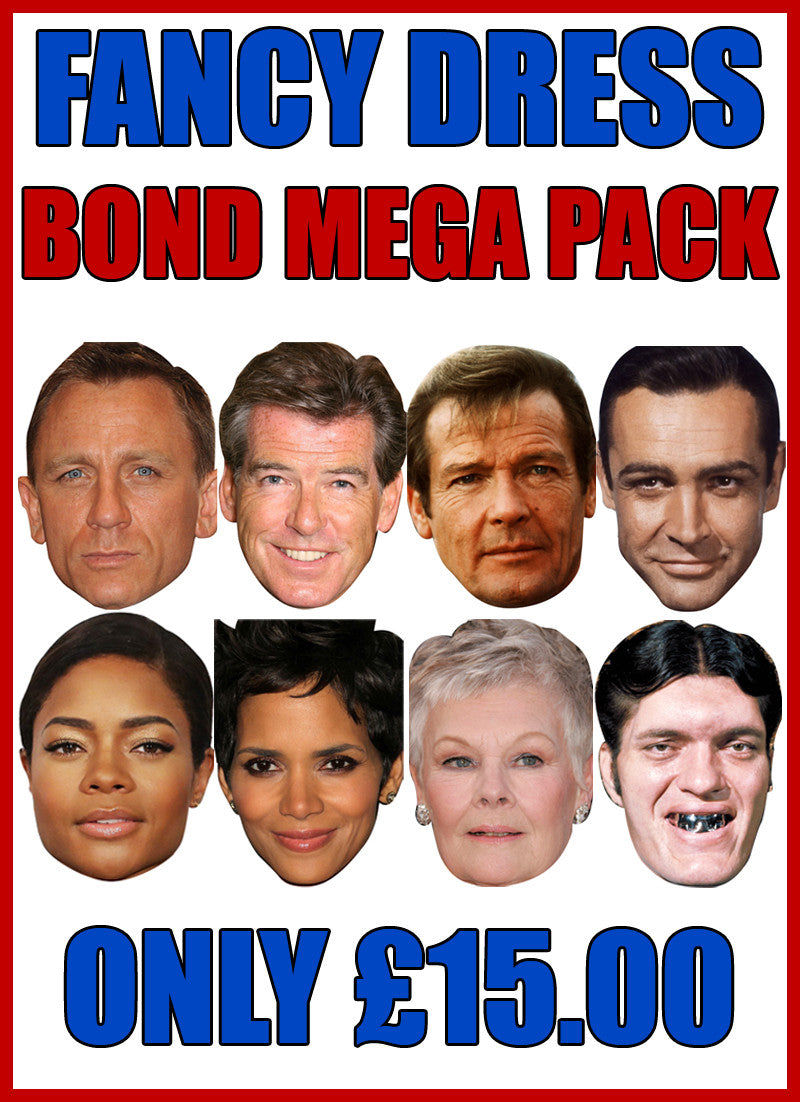 Bond Pack Mega Pack Fancy Dress FANCY DRESS HEN BIRTHDAY PARTY FUN STAG DO HEN