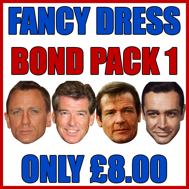 Bond Pack 1 FANCY DRESS HEN BIRTHDAY PARTY FUN STAG DO HEN