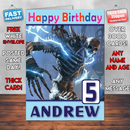 Personalised Bone Colossus Elder Scrolls Legends Inspired Style Game Kids Inspired Birthday Card (SA)