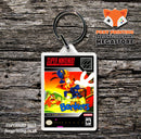 Bonkers Game Inspired Retro Gaming Keyring