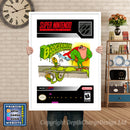 Boogerman Super Nintendo GAME INSPIRED THEME Retro Gaming Poster A4 A3 A2 Or A1