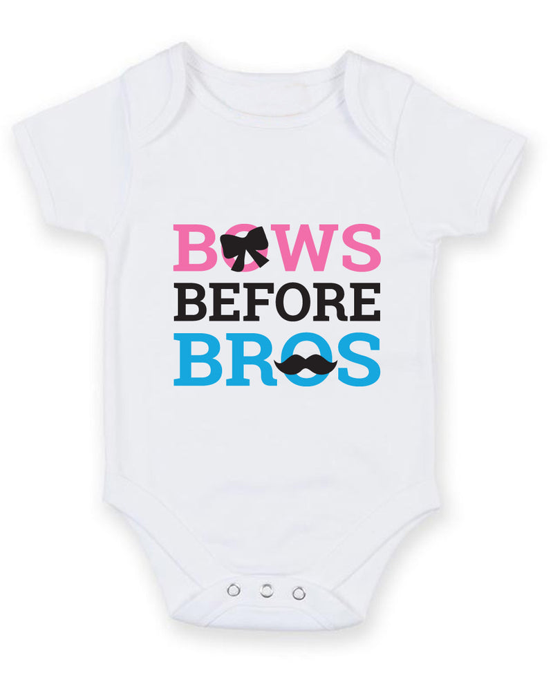 Bows Before Bros Baby Grow Bodysuit