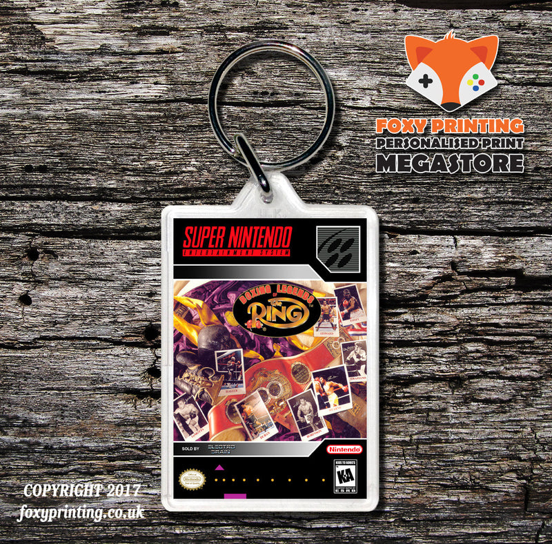 Boxing Legends Of The Ring Game Inspired Retro Gaming Keyring