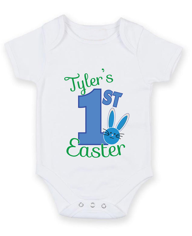 Boys 1st Easter Baby Grow Bodysuit