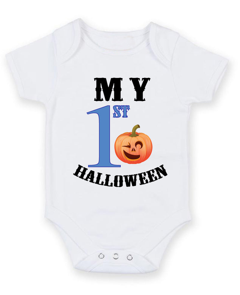 Boys 1st Halloween Baby Grow Bodysuit